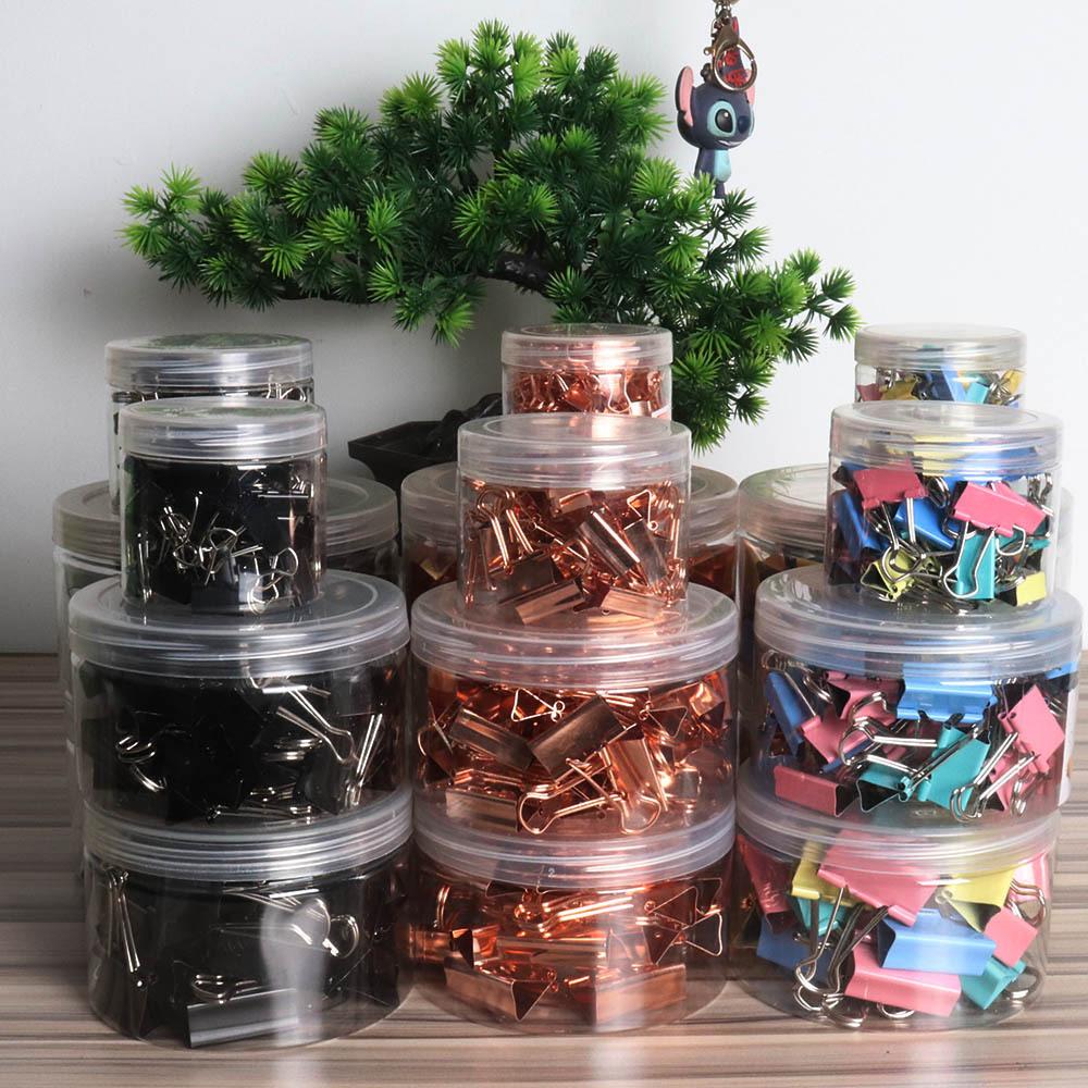 Yiwu Factory Sales Color Long Tail Clips Metal Ticket Clips Multi-Specification Black Binder Clip Office Binder Clip