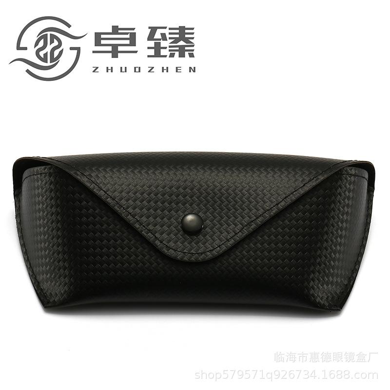 3025 glasses case factory wholesale 3026 pu litchi pattern sunglasses case sunglasses box set printable logo full figure