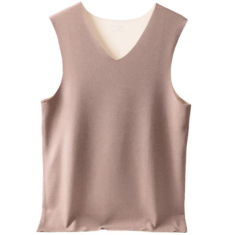 thermal vest underwear vest boys and girls dralon traceless thermal underwear blouse long john fleece-lined thickened Item Picture