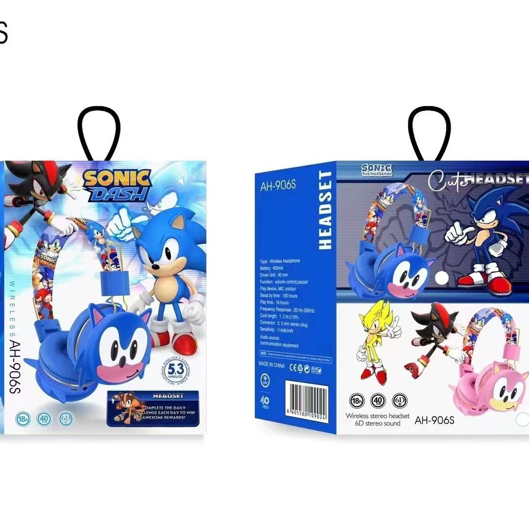 Children's Headphones Cross-Border AH-906S Cute Cartoon Headset Wireless Music Bluetooth Headset Foldable Item Picture