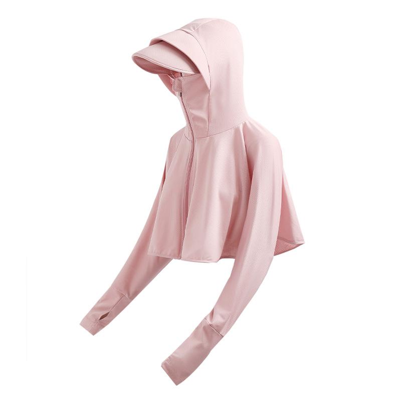 sun protection clothing for women summer 2024 new uv protection ice silk sun protection jacket breathable thin sun protective blouse cardigan Item Picture