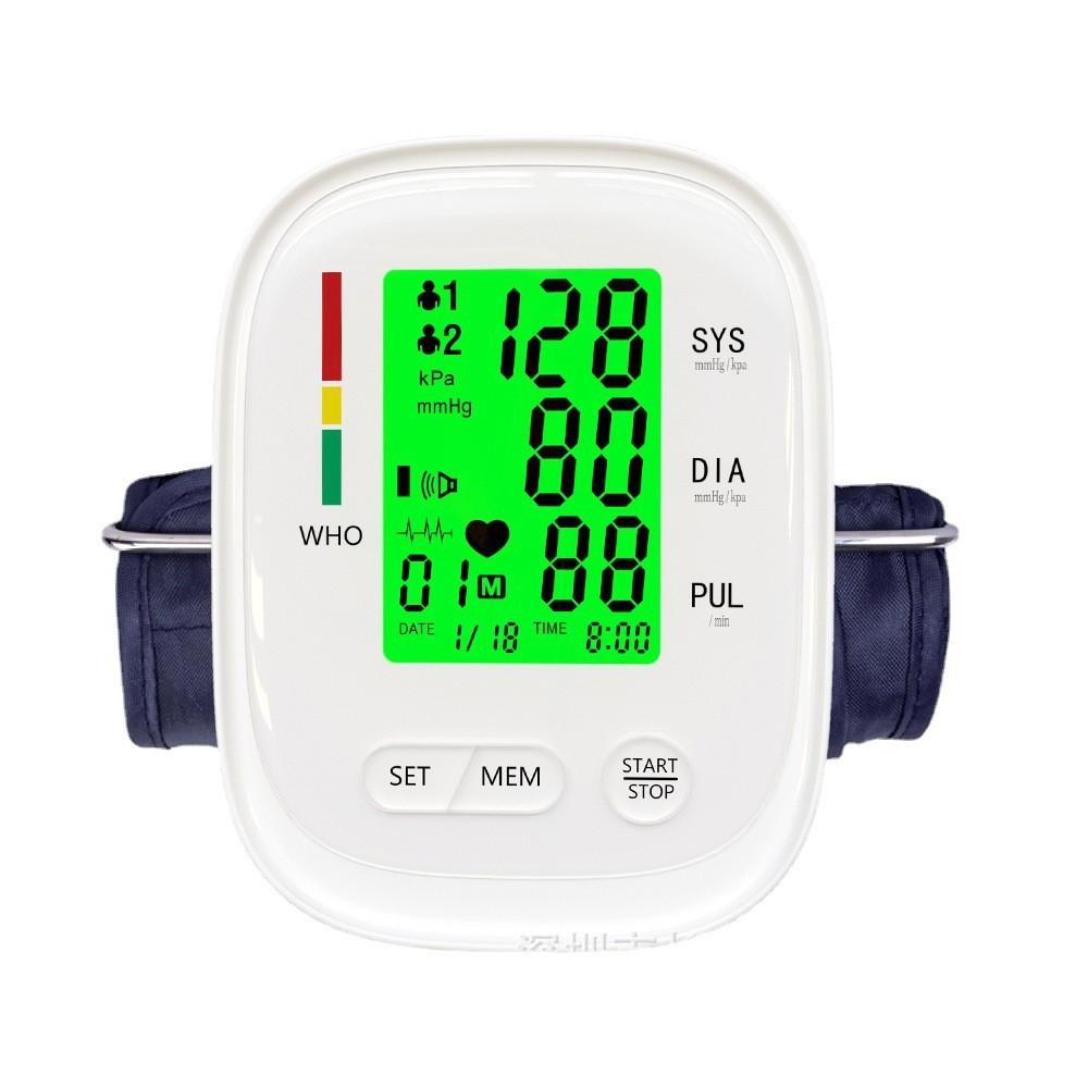 upper arm electronic sphygmomanometer elderly home intelligent blood pressure measuring instrument ce fda sphygmomanometer full figure