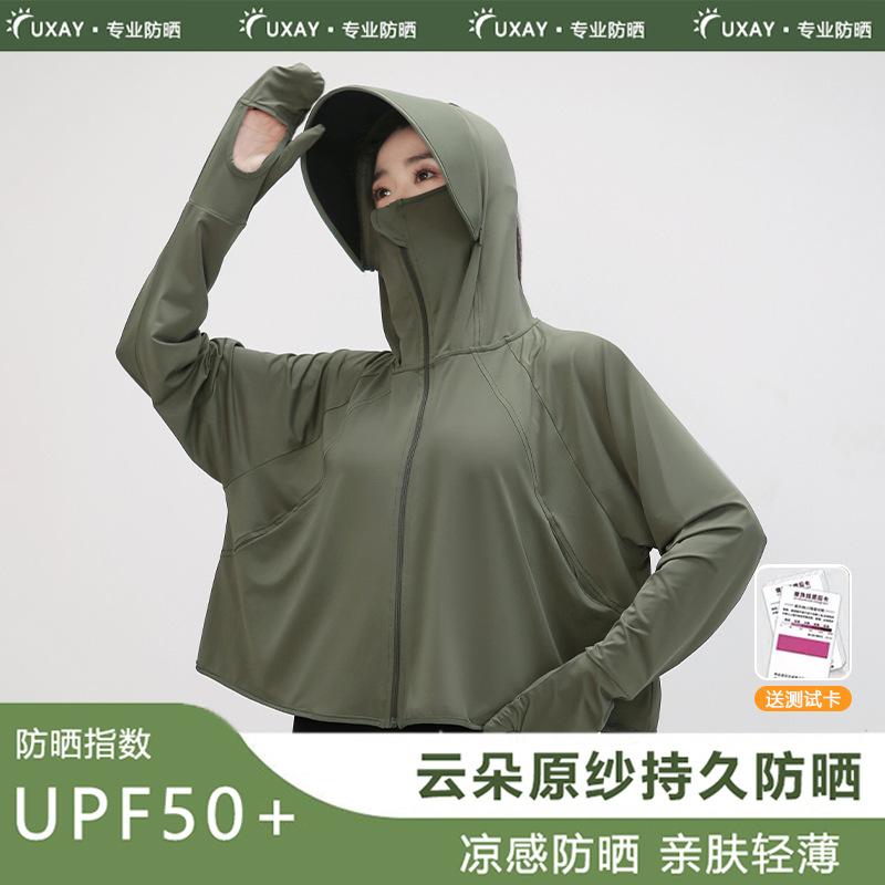 sun protection clothing for women 2024 new summer thin blouse ice silk cardigan uv-proof jacket breathable sun protection clothing Specification drawing