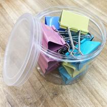 Colorful Long Tail Clip Large Binder Clip File Metal Little Clip Office Clip Stationery Binder Clip Stall Wholesale