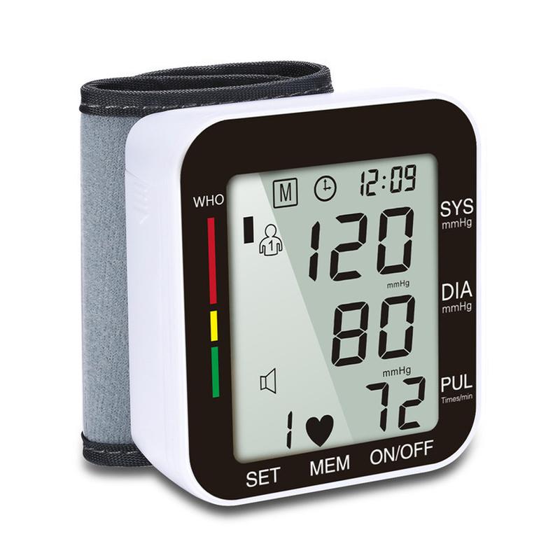 exclusive for cross-border large screen household wrist digital sphygmomanometer high pressure monitor blood pressure device digital bp