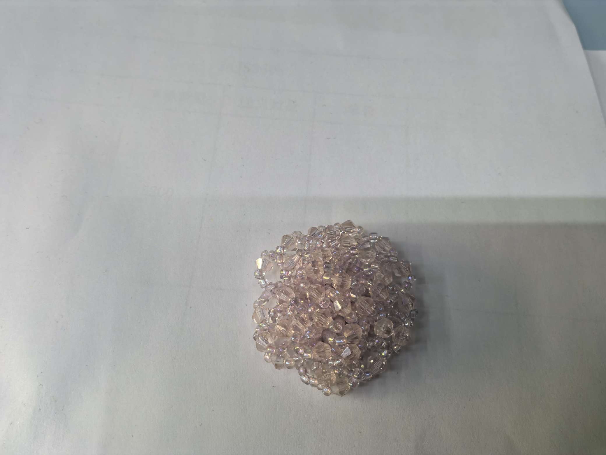 法式新娘头饰配件粉色水晶花 全重工创意DIY手工制作半成品饰品配件 多款选择 手链项链材料包详情图2