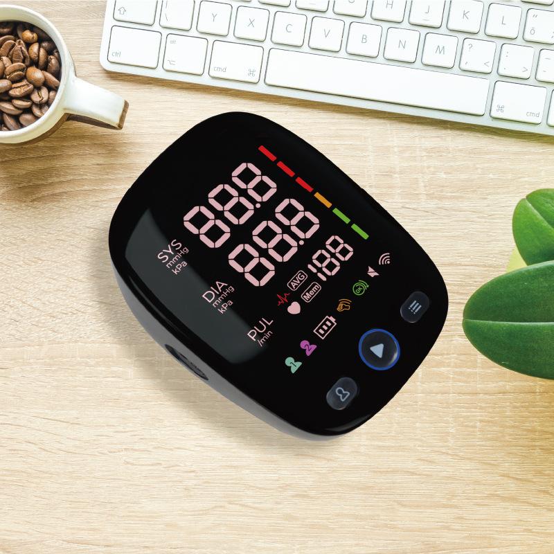 intelligent electronic sphygmomanometer measuring instrument arm measuring instrument household sphygmomanometer foreign trade blood machine pressure device details Picture