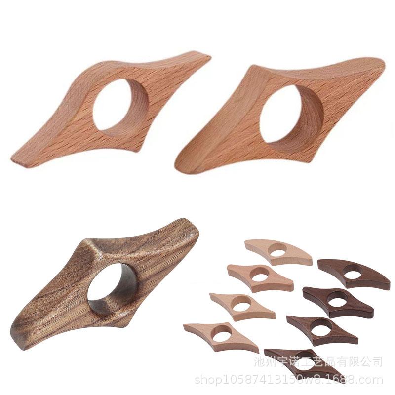 Cross-Border Book Page Holder Solid Wood Thumb Book Support Single-Hand Reading Cell Phone Finger Ring Book Page Clip Paperweight Device