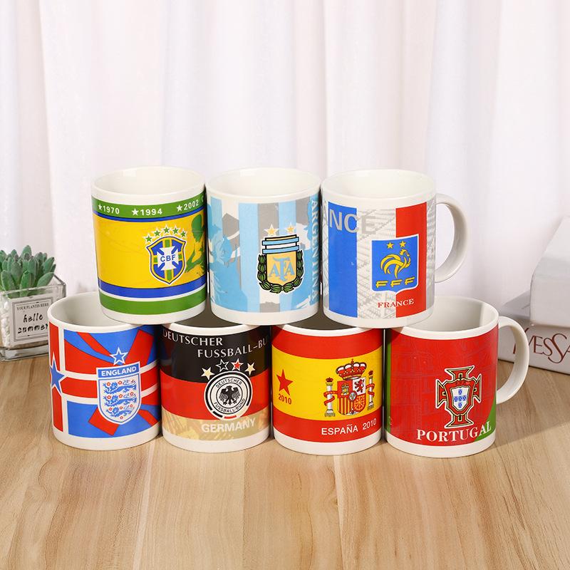 卡塔尔世界杯杯子纪念品陶瓷马克杯2022世界杯杯子陶瓷杯马克杯产品图