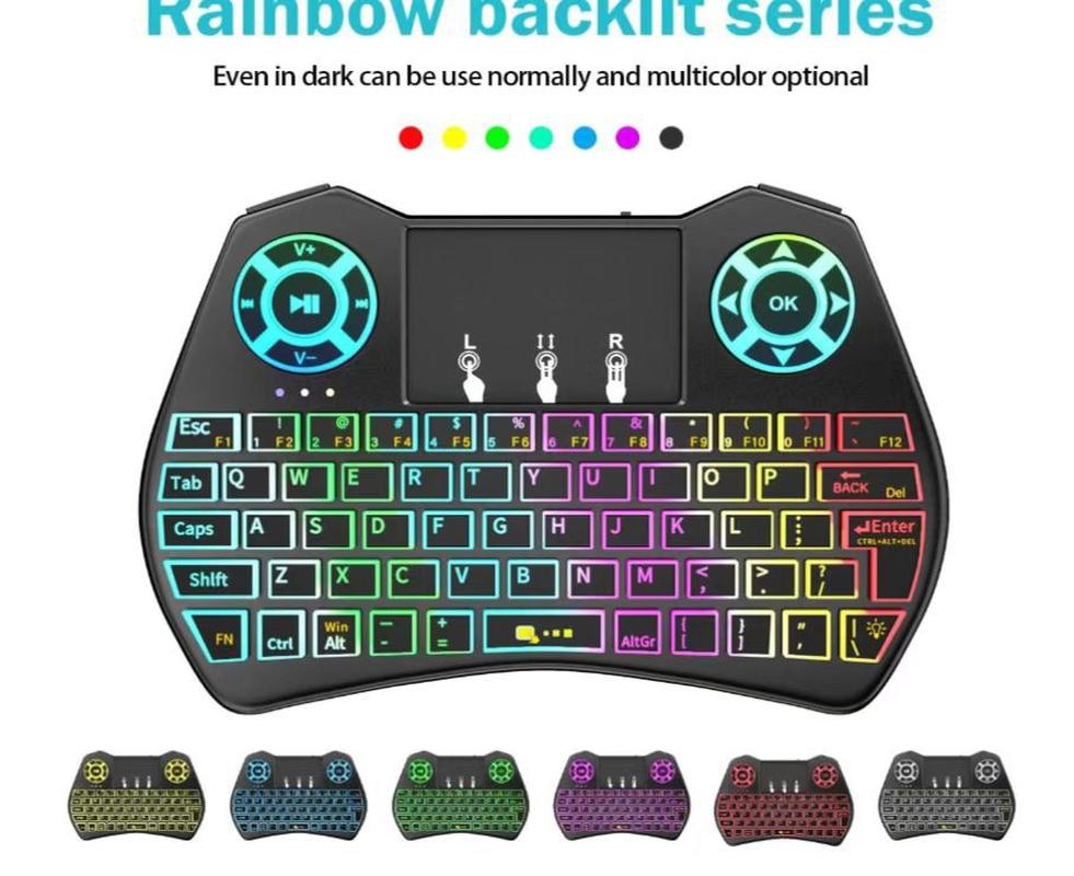 i9 keyboard 2.4g mini keyboard small flying squirrel wireless bluetooth backlit mini keyboard i9 Application Scenario