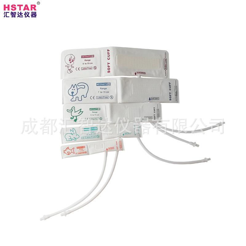 Exclusive for Export Disposable Non-Woven Single Tube Capless Newborn Veterinary Animal Pet Universal Blood Pressure Cuff Cuff full figure