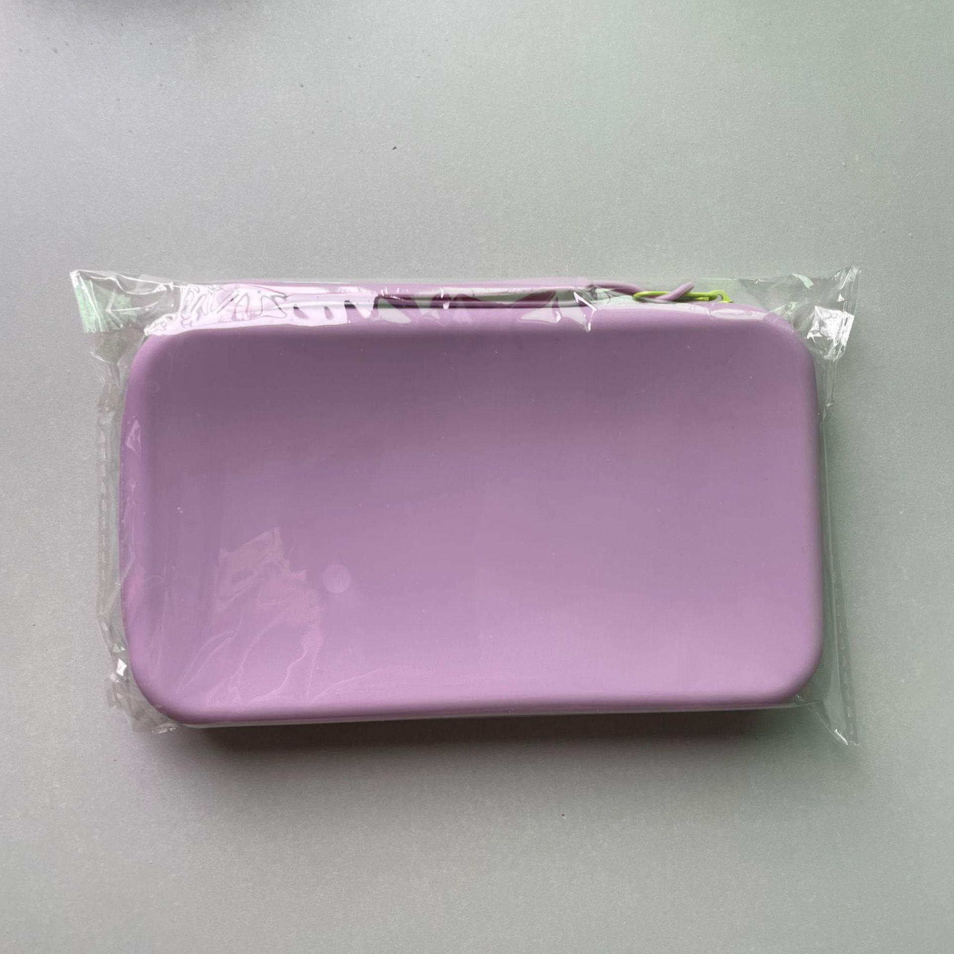 方形硅胶收纳包方形硅胶数据线包洗漱收纳袋硅胶包化妆品收纳包细节图