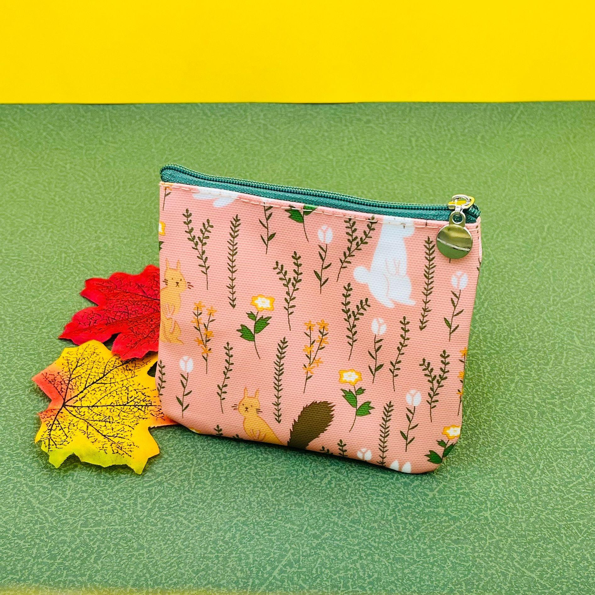 皮革可爱ins零钱包学生宝妈随身防水硬币耳机卡片包工厂批发定制