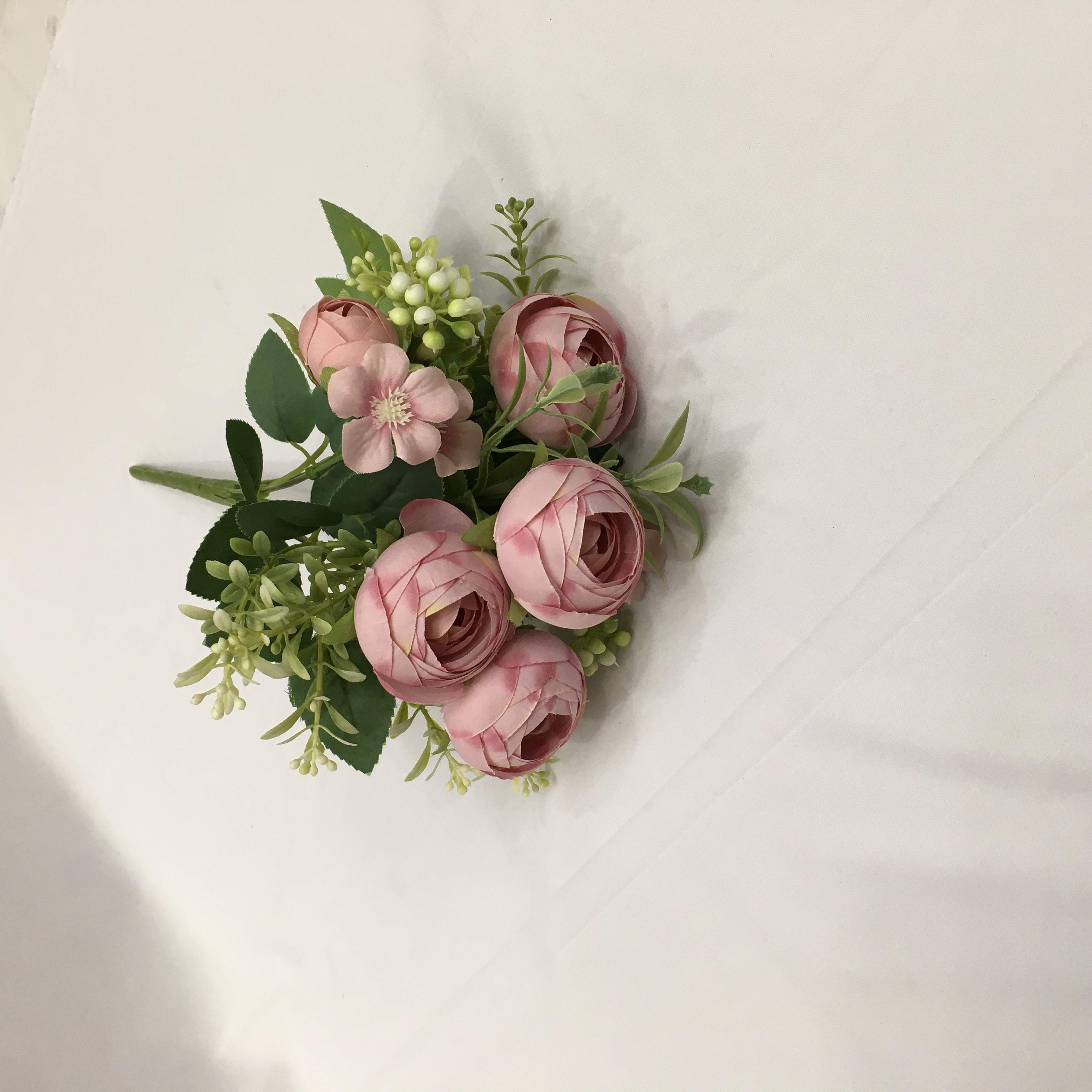 客厅仿真花假花婚庆布置6叉大茶苞细节图