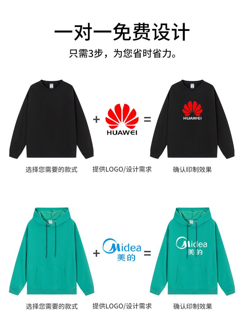 Sweater Customization Printed Logo Autumn and Winter Clothing Workwear Coat Enterprise Jacket Trench Coat Embroidery Velvet Hoodie Customized Specification drawing