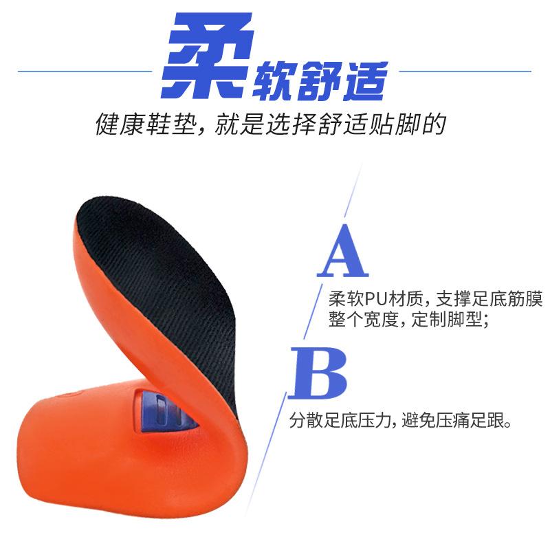 wholesale achilles tendon heel pain heel heel pad flat foot sports insole pu half pad