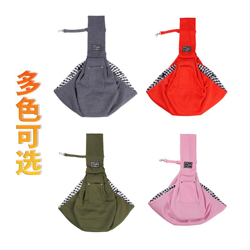 跨境专供宠物背包  轻松出行可折叠两面用狗包 批发便携外出猫包细节图