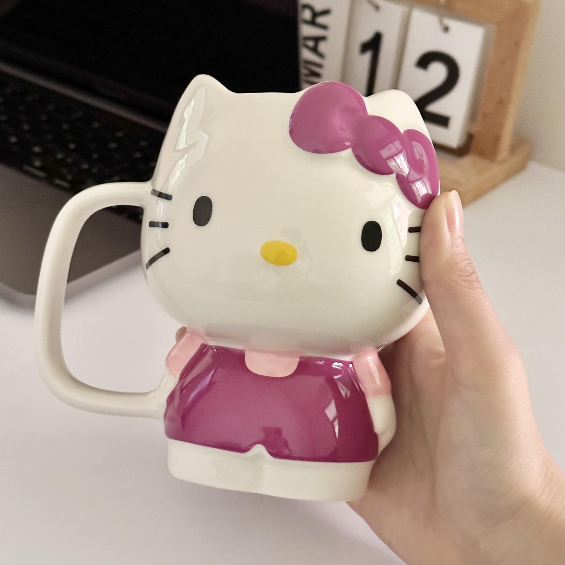 Hello Kitty Mug Kitty Cup Hellokitty Water Cup Ceramic Girls Gifts Birthday Gift details Picture