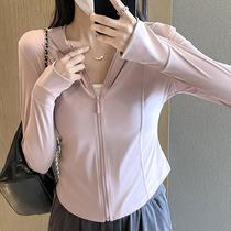 new women's sun-protective clothing uv protection summer ice feeling breathable skin clothing outdoor thin sun protection clothing sports jacket