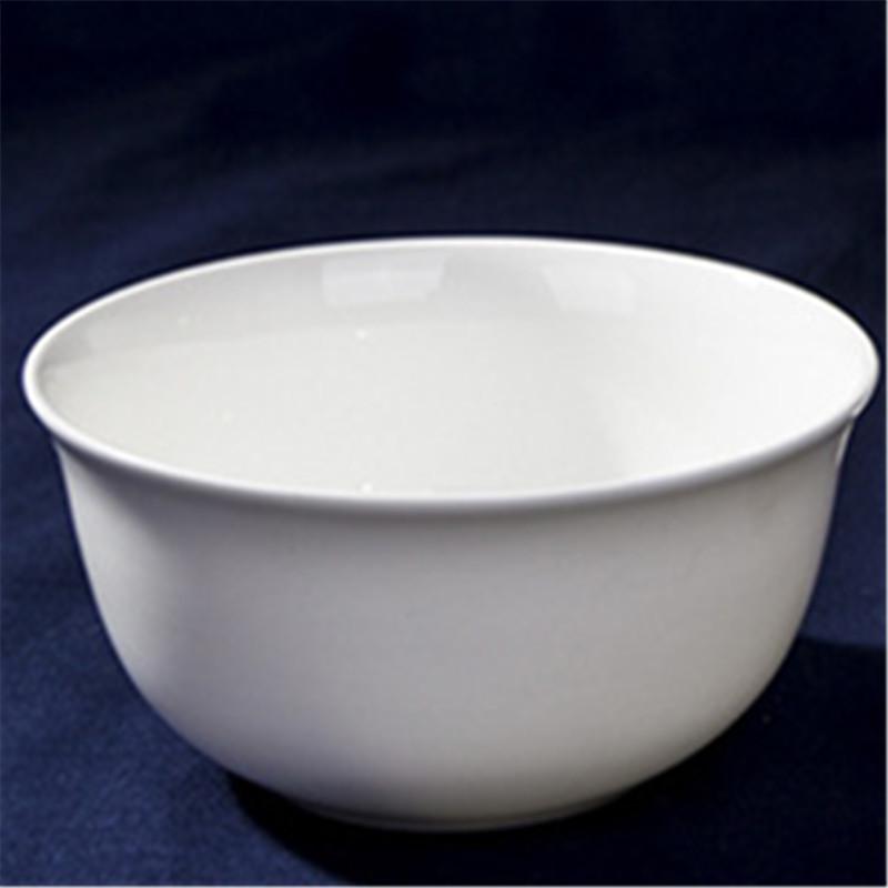 guangzhou factory cross-border wholesale restaurant home pure white bone china 4.5 inch soup rice bowl sauce dipping bowl Specification drawing