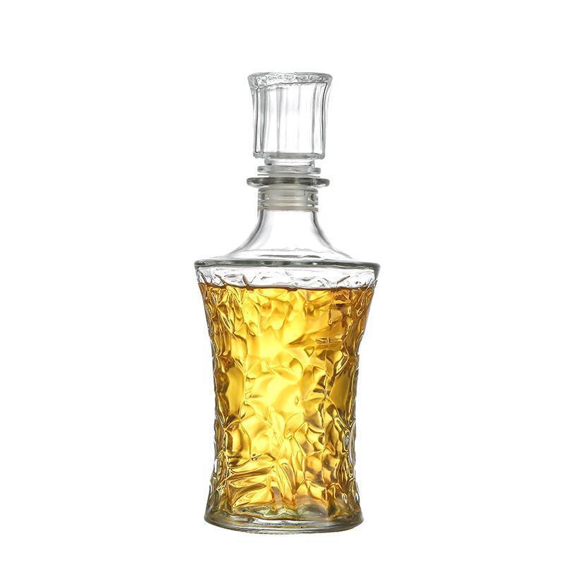 thick glass wine device fashion carved imported wine bottle red wine wine decanter wine device red wine sealed dead soldiers Item Picture