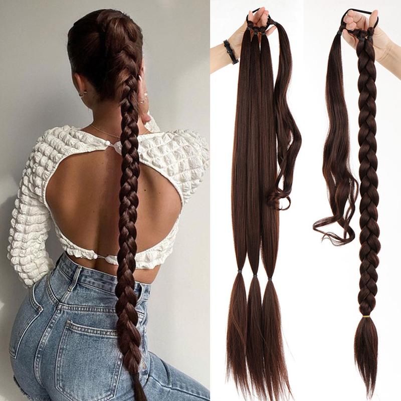 Wig Ponytail Female Winding Hair Extension Ponytail Synthetic Wig Ponytail Boxing Ponytail in Stock foreign Trade New Products