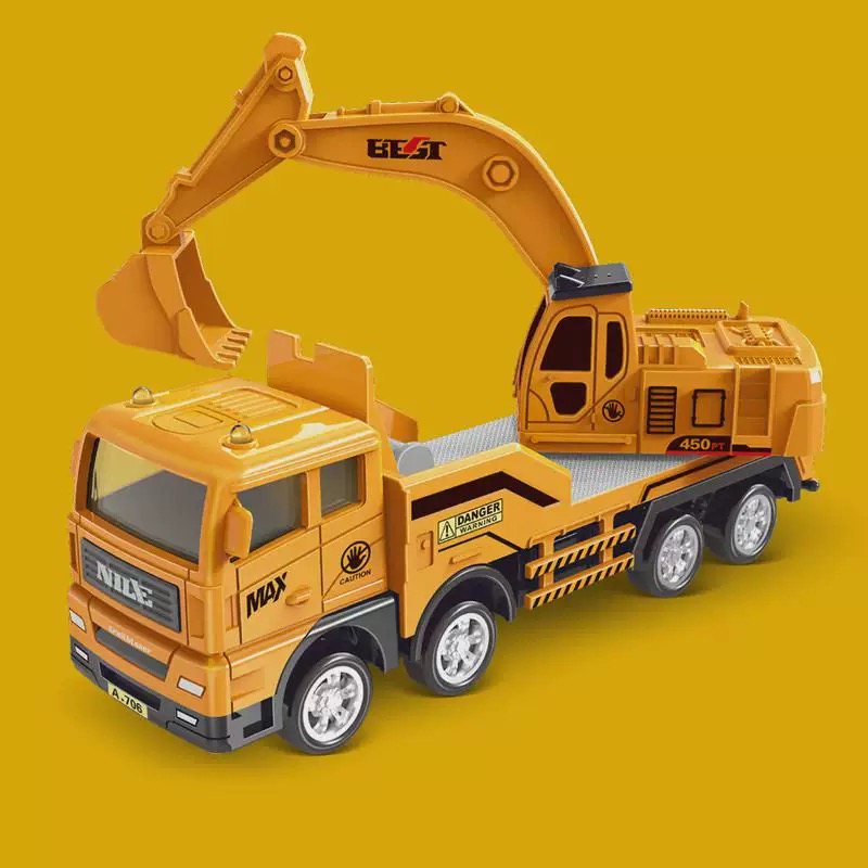 Engineering vehicle series: Toy road rollers, excavators, children's excavators, forklifts, mixer trucks, cement tank cranes Application Scenario