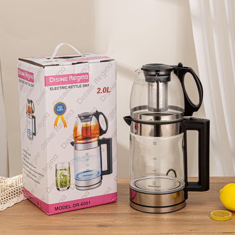 new glass electric kettle electric kettle health pot double-layer kettle teapot electric kettle