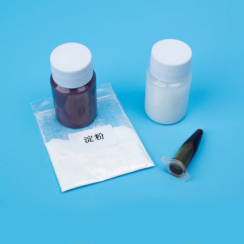 Starch and Iodine DIY Material Package Children's Science Small Production Creative Science and Education Small Invention full figure