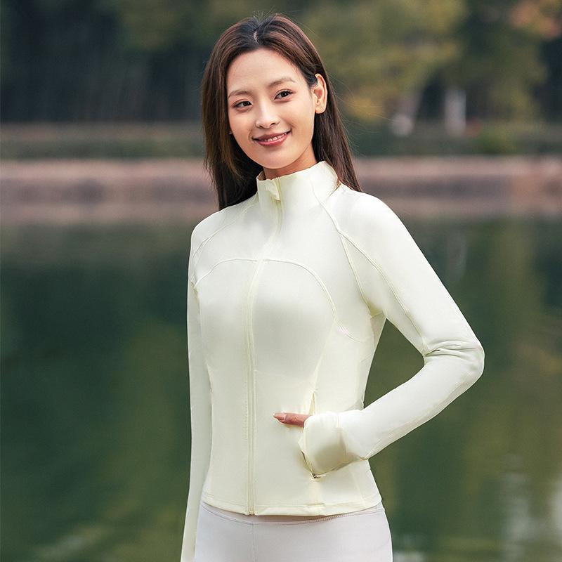 tight-fitting cinched stand collar ice lulu same sun protection clothing women's outdoor uv-proof slim fit sun protection jacket