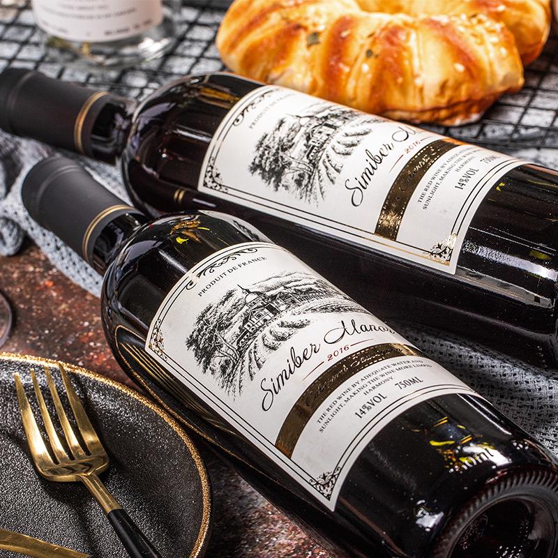 wine wholesale france imported cabernet dry red wine live streaming on kwai group purchase factory direct sales nationwide delivery Specification drawing