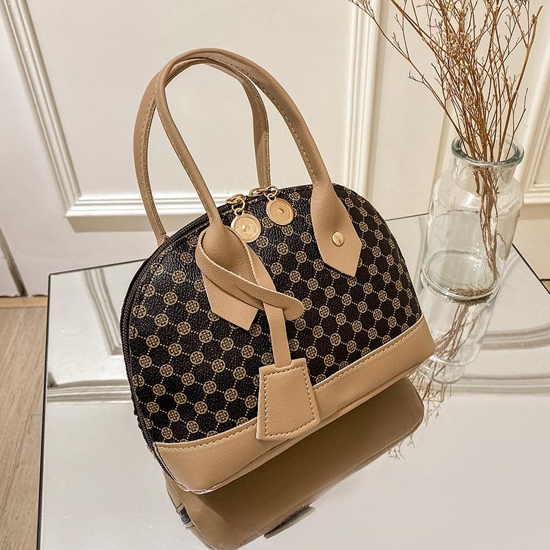 花料贝壳包2023ladies handbags跨境专供女包包女韩版时尚手提包细节图