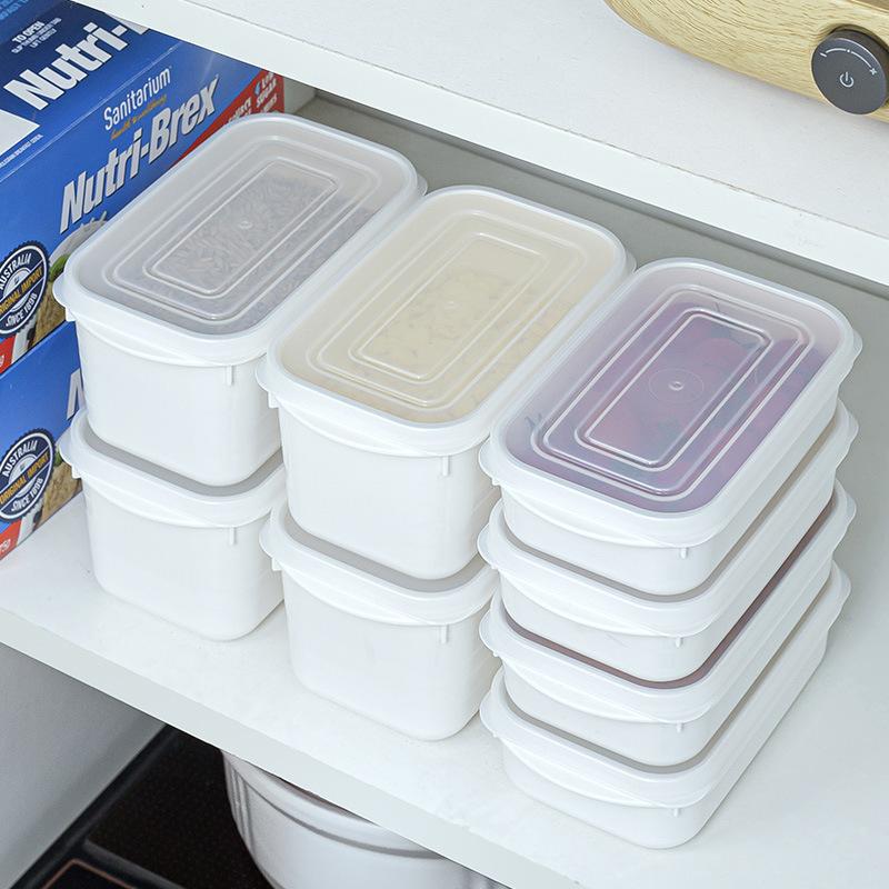 japan imported yamada crisper refrigerator storage box food grade frozen meat rice sub-packaging food preparation box Item Picture