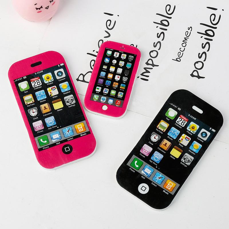 factory supply cartoon cute iphone eraser pupils' supplies small wholesale prizes