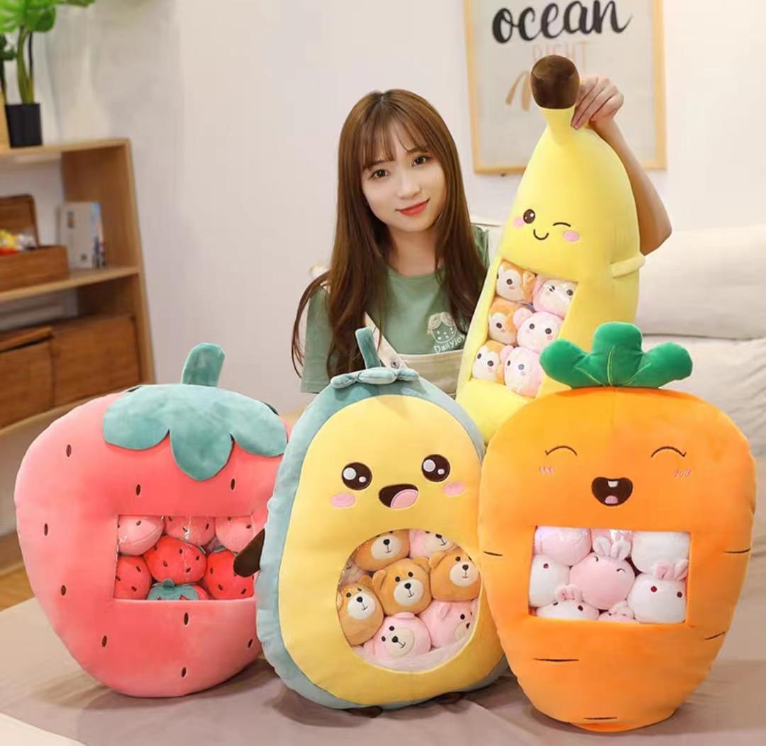 卡皮巴拉毛绒玩具公仔 娃娃玩偶 软体抱枕 玩具公仔 睡觉伴侣 安全无毒儿童礼物毛绒玩具