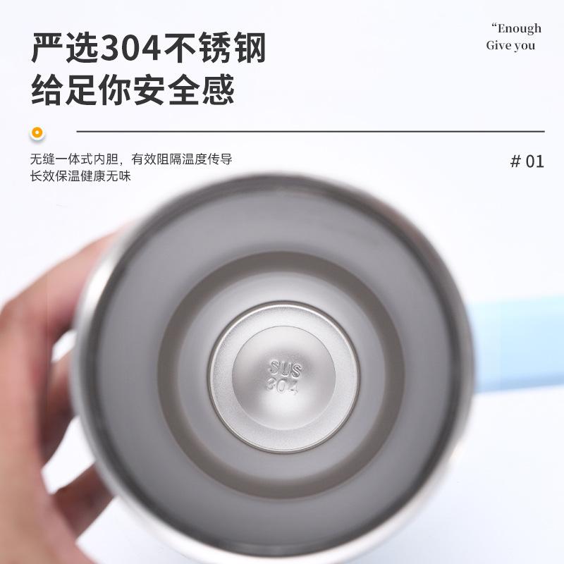 跨境简约双层一代40oz汽车杯便携手柄真空保温杯不锈钢吸管冰霸杯细节图