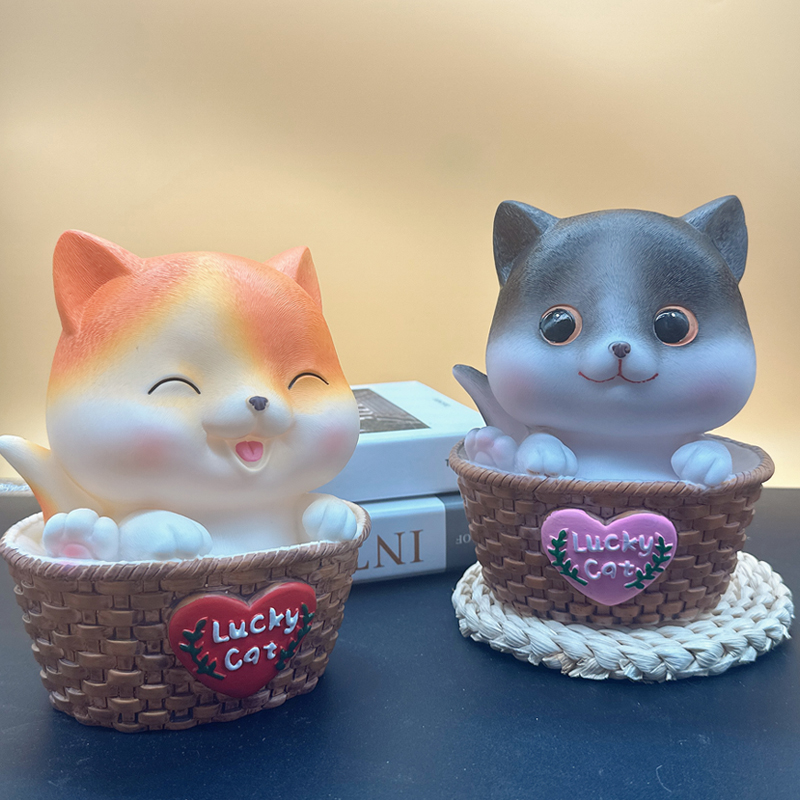 小猪存钱罐/搪胶存钱罐/不锈钢存钱罐/爱心暴力熊存钱罐/羽绒服男士短款潮牌白底实物图