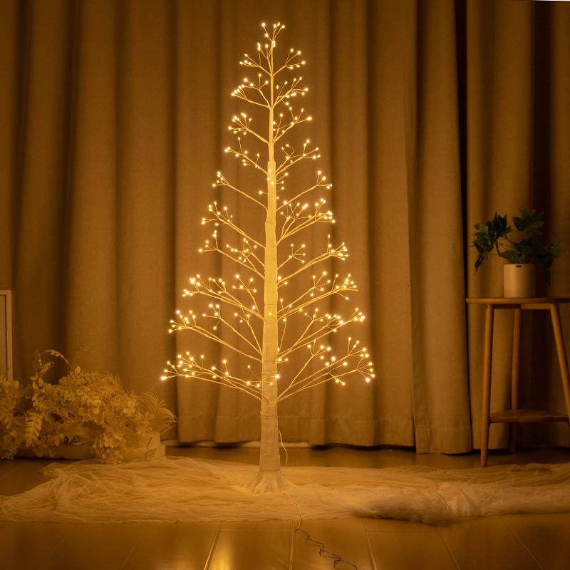copper wire tree lamp home bedroom holiday display tree decorative light warm courtyard atmosphere landscaping decoration lighting
