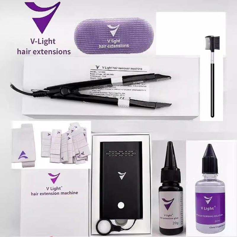 Hot Sale V Light V Light Hair Extension and Hair Removal Machine Fast and Convenient Hair Extension Machine Hair Removal Tool Batch