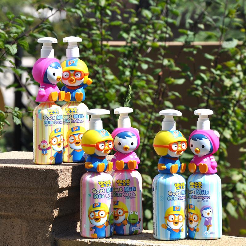 imported pororo pororo children's shampoo body wash body lotion marine essence 3-in-1 multi-three-in-one Application Scenario