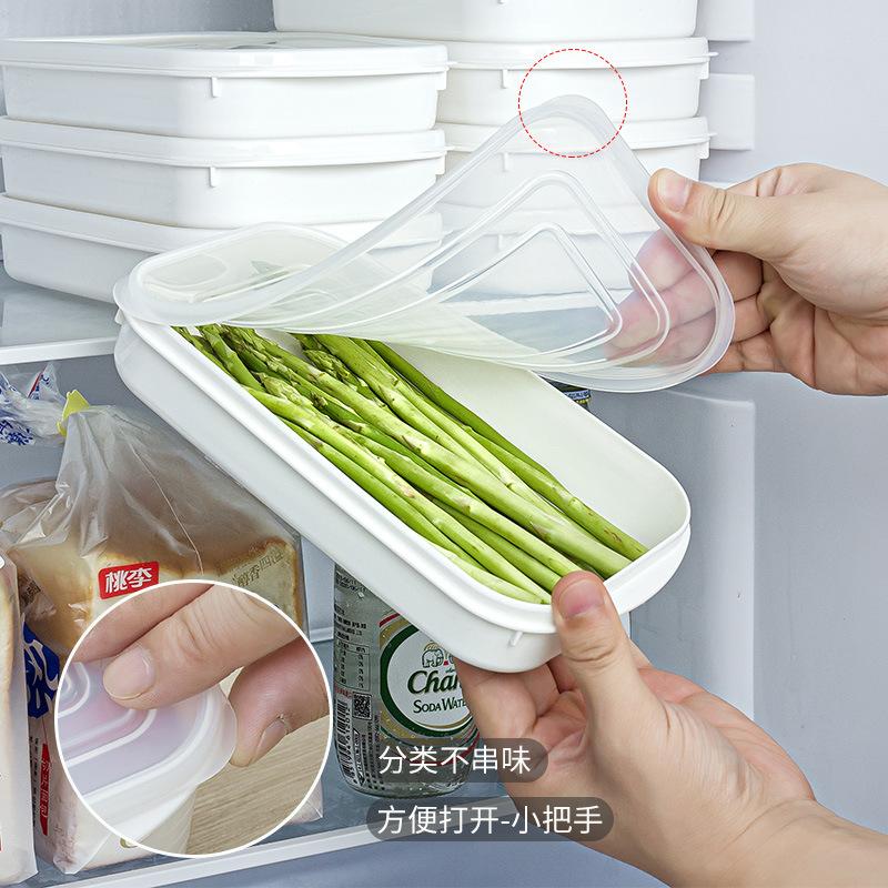 japan imported yamada crisper refrigerator storage box food grade frozen meat rice sub-packaging food preparation box details Picture