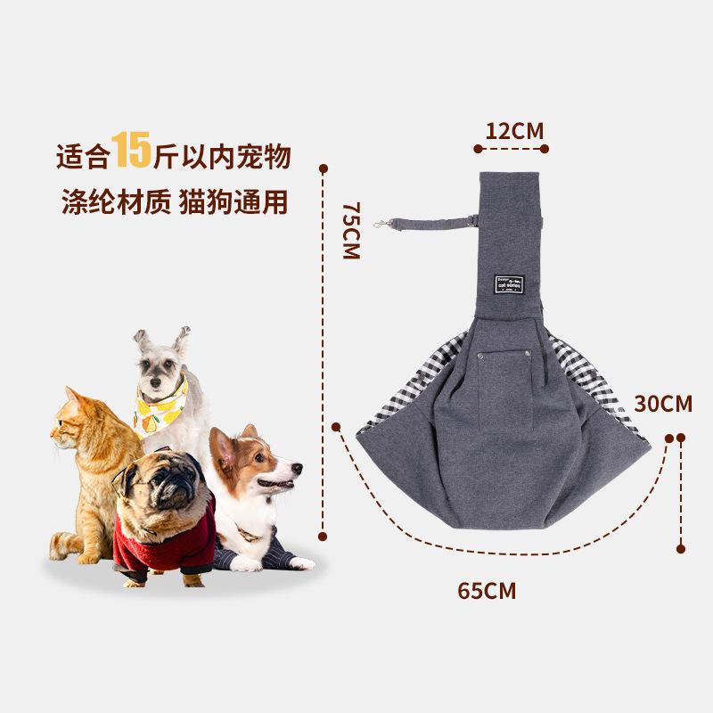 跨境专供宠物背包  轻松出行可折叠两面用狗包 批发便携外出猫包产品图
