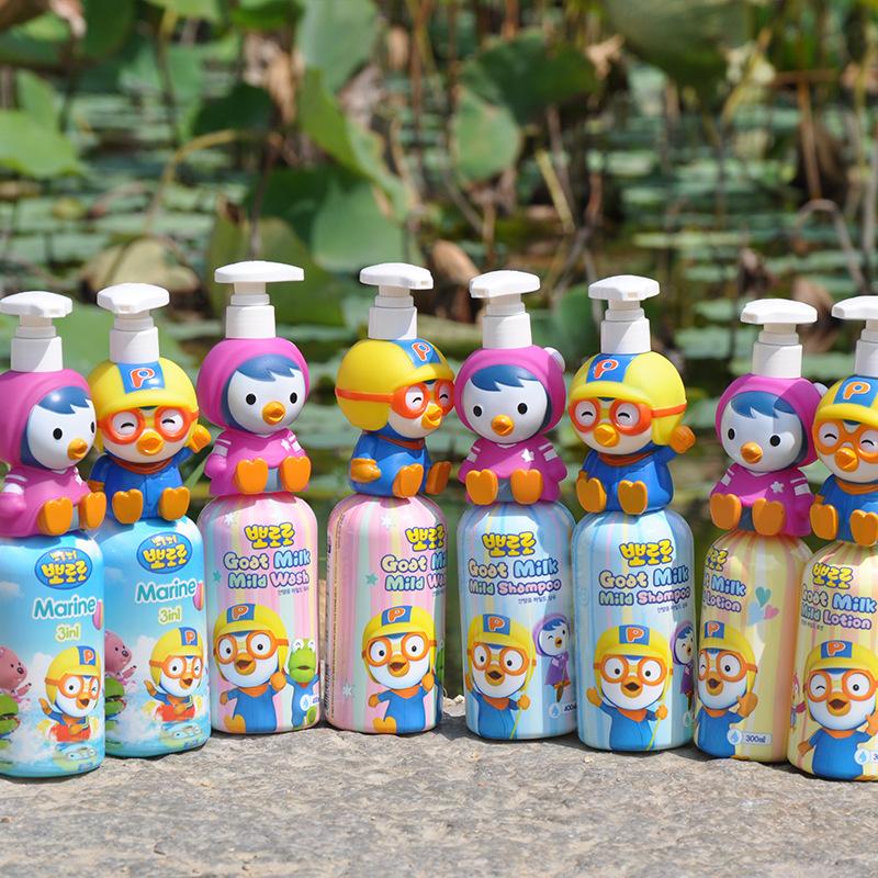 imported pororo pororo children's shampoo body wash body lotion marine essence 3-in-1 multi-three-in-one details Picture
