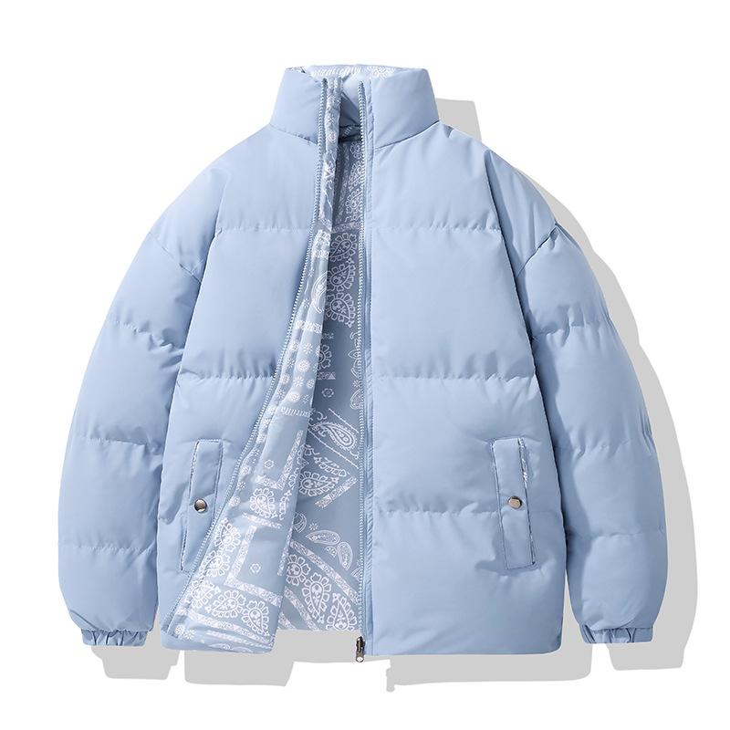 brand joint name down jacket men's coat winter cotton-padded coat thickened fashion brand plus size stand-up collar down/cotton-padded jacket men's coat