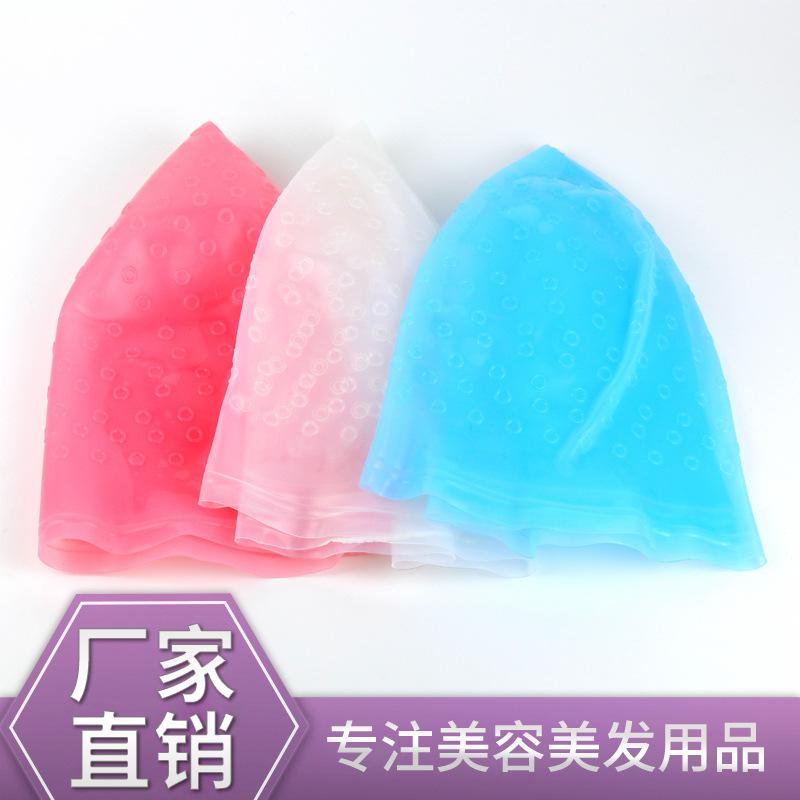 Amazon Hot Hightlights Hat Spot Hair Treatment Oil Dyeing Hat Silicone Hightlights Hat Hair Dyeing Hair Tools Wholesale full figure