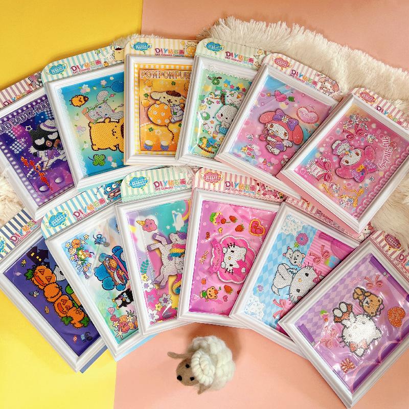clow m handmade dy melody hello kitty pom pom purin clownfish corobi keroppi sanrio diamond painting