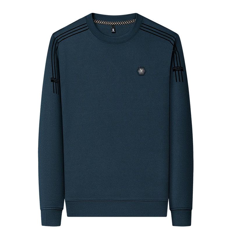 2024 New Hoodie Men's Spring Fashion Trendy Brand Long Sve T-shirt Men's Cotton Crew Ne Casual Bottoming Shirt Men's Wholesale Item Picture