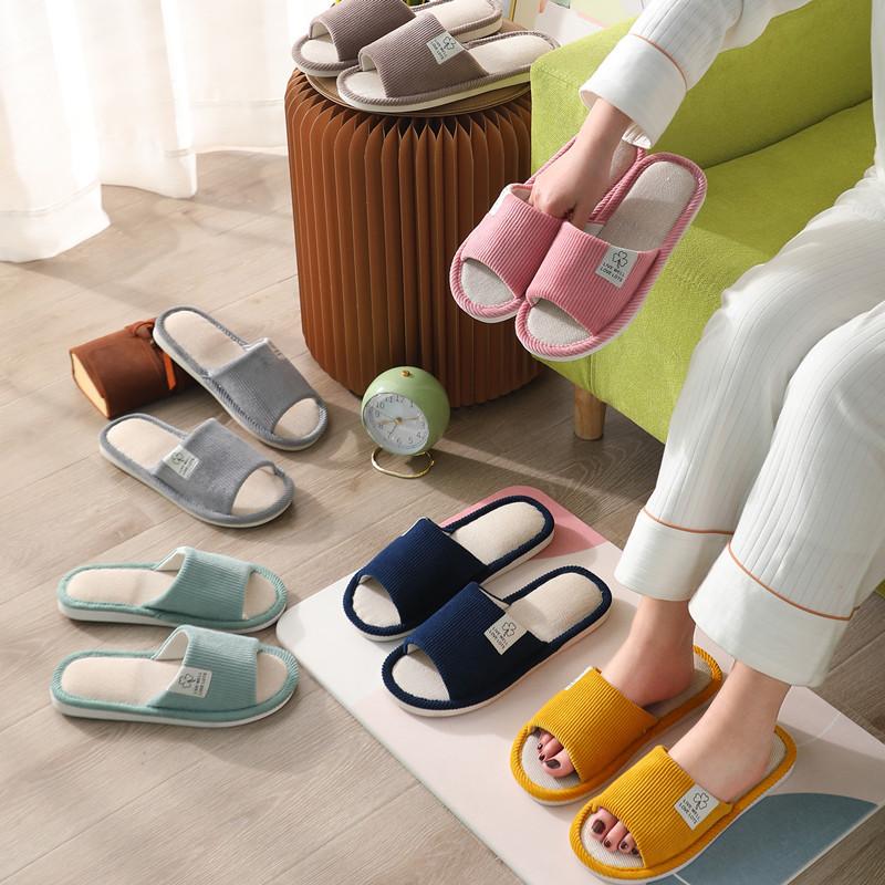 Linen Slippers Women's Summer Indoor Couple Home Non-Slip Hemp Slippers Home Home Four Seasons Sandals Men's Summer Application Scenario