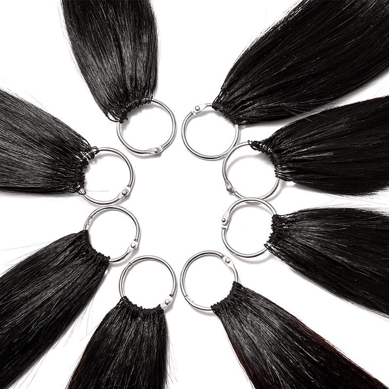 second generation feather hair extension new double line seamless hair extensions real hair women's hair long straight real hair in stock wholesale details Picture