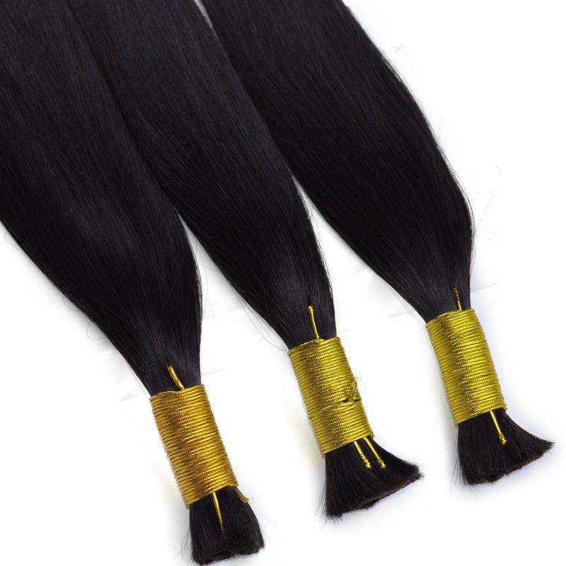 Real Human Hair, Hair Extension, Hair Extension, Natural Color, Bleaching, Dyeing, Ironing, 45-110cm